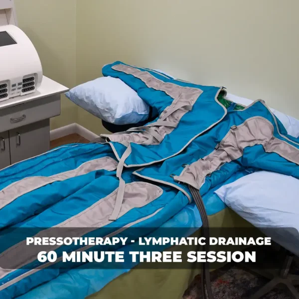 Pressotherapy - Lymphatic Drainage | 60 MINUTE THREE SESSION