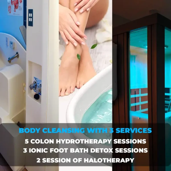 BODY CLEANSING WITH 3 SERVICES IN 180 DAYS